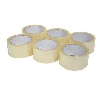6x Rotoli Nastro adesivo 48mmX120m resistente trasparente chiaro imballo pacchi
