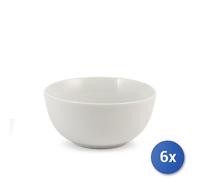 6x Royal Norfolk Coppetta in porcellana bianca cm 14