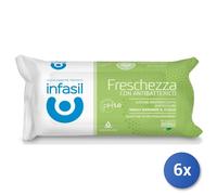 6x Salviette Intime 12 Infasil Freschezza Attiva