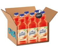 6X San Benedetto Succoso Arancia e Arancia Rossa Bevanda alla Frutta 1,5L [CAIYA® BOX da 6 Bottiglie]