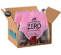 6X San Benedetto Zero gusto Frutti Rossi Zero Zuccheri Aggiunti Bibita Analcolica 750ml [CAIYA® BOX da 6 Bottiglie]