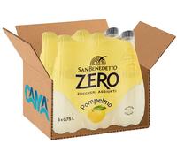 6X San Benedetto Zero Pompelmo Zero Zuccheri Aggiunti Bibita Analcolica 750ml