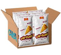 6X San Carlo Virtual Multipack Coni di Mais Croccanti Snack Salato 132g