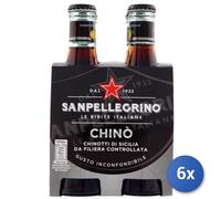 6x San Pellegrino Vetro 4X200 Ml Chinotto