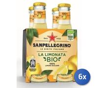 6x San Pellegrino Vetro 4X200 Ml Limonata Bio