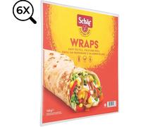 6x Schar Gluten Free Wraps Senza Glutine Piadina da Arrotolare 6x160g