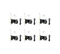 6X Scheda Adattatore per Scheda di Rete da NGFF M.2 un PCIE La Scheda Adattatore PCIE Supporta La Scheda di Rete Wireless NGFF M.2