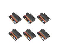 6X Scheda di Espansione Micro-Bit Schermatura Adattatore Breakout IOBIT V2.0 con Cicalino per BBC-Micro: Programmazione Grafica Python Bit per Bambini