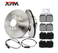 6x Scheibenbremsensatz + 2x Contatto Asse Ant. per BMW 7er E38 725tds Da 1994