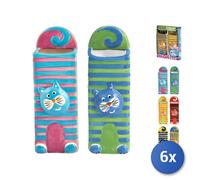 6x Set 2 Evaporatori Ceramica Piatti Gatto Chio