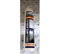 6X SILICONE BIANCO ACETICO CARTUCCIA 280 ML UNIVERSALE RESISTENTE SIGILLANTE NEW