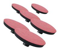 6x SONAX Platorello con Chiusura a Strappo 125 Disco di Lucidatura
