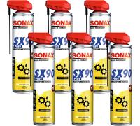 6x Sonax SX90 Plus Olio Multifunzione Easy-Spray Antiruggine Lubrificante Cura -