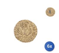 6x Sotto Pentole Con Forma Tonda, Marca H&H, 20Cm