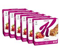 6X Special K Barrette di Cereali con Frumento 100% Integrale e Frutti Rossi, 129g [6 Confezioni]