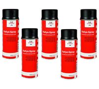 6x Spray 400ml 1K Cs Rallye Spray Nero Opaco Vernice Auto Lackpoint Acrilico