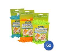 6x Spugna Cucina Ciniglia Bib Fh4631 (MISTO COLORE)