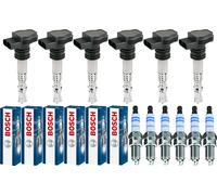 6x Stellox Bobina Accensione + Bosch Candela per VW Golf V 1K1 1.4 TSI