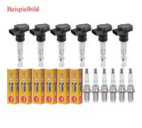 6x Stellox Bobina Accensione + NGK Candela per Audi A6 4F2 C6 3.2 FSI