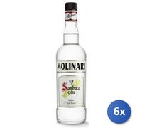 6x Stock Sambuca Molinari Ml 700