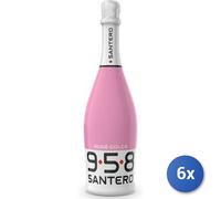 6x Stock Spumante Santero Rose Dolce Ml 750