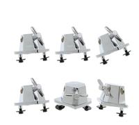 6x supporto per staffa per batteria Tom-Tom cromato Supporto per rack musicale