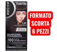6x Syoss by Palette Colorazione Permanente Castano Scuro Ramato 3_89