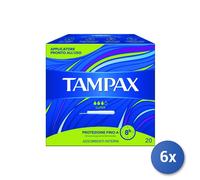 6 TAMPAX SUPER DA 20PZ ASSORBENTI INTERNI