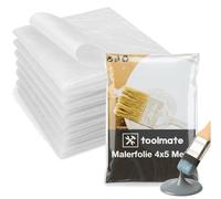 6x Teli Copritutto 4x5m - Telo Protettivo Trasparente Extra Resistente - Copertura Robusta per Pittura, Traslochi e Ristrutturazioni - Malerplane Made in Europe