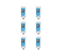 6X TempU 03 USB Temperatura UmiditÃ Data Logger Riutilizzabile RH TEMP Datalogger Registratore Misuratore di Registrazione 'UmiditÃ