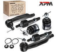 6x Tirante Giunto Sferico L Anteriore + R per Honda Accord 4 IV CB Cc 1990-1993