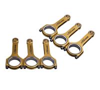 6x Titanized Bielle for VW Golf MK III 1998-1999 Estate 2.9 VR6 Syncro 6.457''