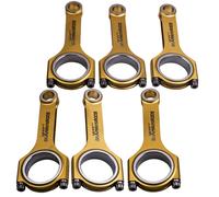 6x Titanized Bielle for VW Golf MK III 1998-1999 Estate 2.9 VR6 Syncro 6.457''