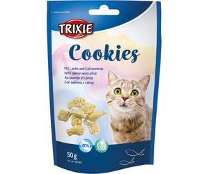 6x Trixie Biscotti con Salmone e Catnip 6 x 50 g