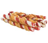 6x Trixie Denta Fun Barbecue Chicken Chewing Rolls 12 cm, 60 pz./6 x 80 g