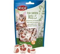 6x Trixie PREMIO Fish Chicken Rolls, Pollo/Sogliola 6 x 50 g
