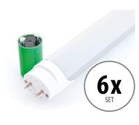 6x Tubo Neon LED Fluorescente 150cm Risparmi Energetico Plafoniera Fredda Cucina