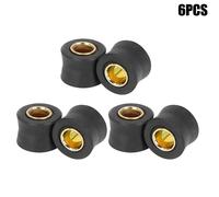 6x Universale Motocicletta 10mm Ammortizzatore Post. Cuscino Gomma Ring Boccola