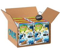 6X Valfrutta Triangolini Succhi di Frutta per Bambini al gusto di Pera 100% Naturale, Scatola 8x100ml [CAIYA® BOX da 6 Confezioni]