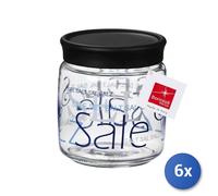 6x Vasi Bormioli Rocco modello giara per sale con capacità di lt 0,75