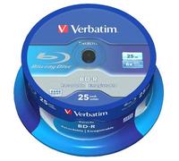 6X Velocità BD-R SL Dischi Blu-ray Vuoti - Confezione Da 25 - VERBATIM