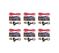 6X VER018 PRO PCI-e Riser Card Cavo USB 3.0 018 PCI Express 1X A 16X Extender PCIe Adattatore per BTC Mining(Rosso)