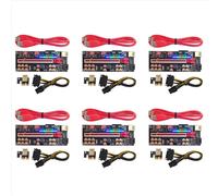 6X VER018 PRO PCI-E Riser Card Cavo USB 3.0 018 PLUS PCI Express 1X a 16X Extender Adattatore PCIe per BTC Mining (Rosso)