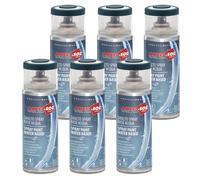 6x Vernice Spray A Base Acqua Grigio Antracite Smalto Metallo Legno Plastica_
