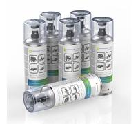 6x Vernice Spray Bianco Lucido Aupropaint Lucentezza Auto 400ml Verniciabile