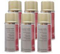 6x Vernice spray metallizzata decorativa universale 150 ml ARGENTO OSET