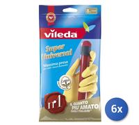 6x Vileda Guanti Super Universal 9/L Grande