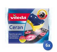 6x Vileda Spugna + Fibra Vetroceramica 2 Pz.