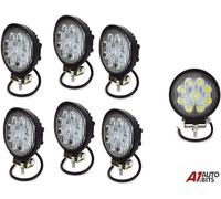 6X Waterproof 27W 9 Led Spot Beem Work Light Lamp Bar Offroad 4X4 Atv 12V 24V