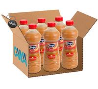 6X Yoga Pesca Succo di Frutta e Polpa al Gusto di Pesca Italiana 1L [CAIYA® BOX da 6 Bottiglie]